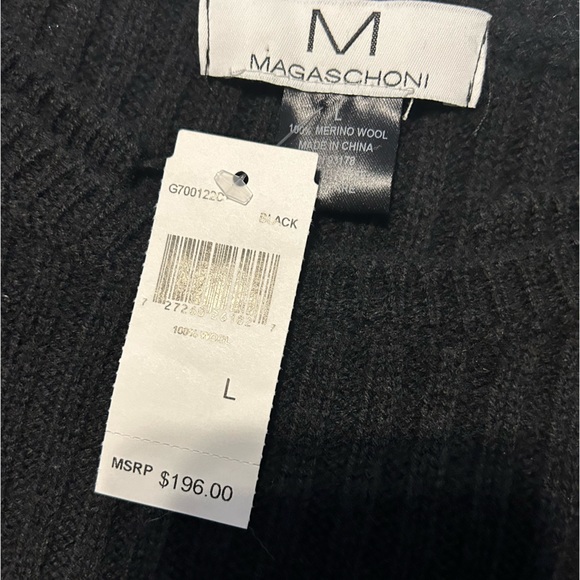 NWT Magaschoni size L wool sweater - Picture 4 of 8